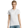 Polo de mujer tallas grandes Sol's PERFECT W blanco
