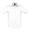 Camisa ajustada tallas grandes Sol's BROADWAY blanca