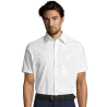 Camisa ajustada tallas grandes Sol's BROADWAY blanca