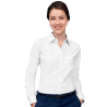 Camisa ajustada de mujer tallas grandes Sol's EDEN W blanca