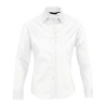 Camisa ajustada de mujer tallas grandes Sol's EDEN W blanca