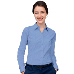 Camisa de Manga Larga con Corte Ajustado