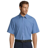 Camisa de Manga Corta con Cuello Reforzado
