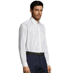 Camisa tallas grandes Sol's BALTIMORE blanca