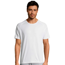 Camiseta técnica Sol's SPORTY blanca