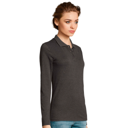 Polo manga larga de mujer tallas grandes Sol's PERFECT LSL W colores