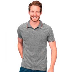 Polo jaspeado tallas grandes Sol's PANAME