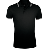 Polo ajustado tallas grandes Sol's PASADENA colores