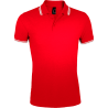 Polo ajustado tallas grandes Sol's PASADENA colores