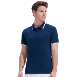 Polo ajustado tallas grandes Sol's PASADENA colores