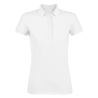 Polo de mujer tallas grandes Sol's OWEN W blanco