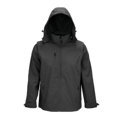 Chaqueta Softshell capucha Sol's FALCON 3IN1 tallas grandes