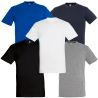Pack 5 camisetas algodón m/corta