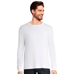 Camiseta manga larga Sol's PIONEER LSL blanca