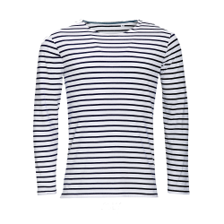 Camiseta manga larga rayas personalizada