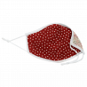 ascarilla algodón orgánico reversible mediana full dot dark red y ditsy flower pink homologada con protección +90%