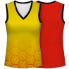 Camiseta de mujer pádel sin mangas Yube