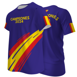 Camiseta Bandera campeones Eurocopa 2024