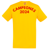 Camiseta algodón 4 Eurocopas 2024, rojas