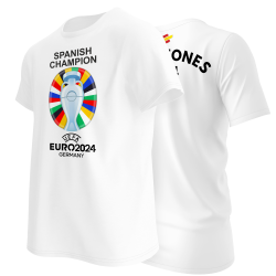 Camiseta poliéster UEFA Campeones Eurocopa 2024