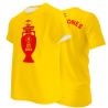 Camiseta algodón 4 Eurocopas 2024, rojas