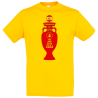 Camiseta algodón 4 Eurocopas 2024, rojas
