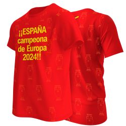 Camiseta España Campeona 4 Eurocopas 2024