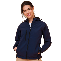 Chaqueta  Sol's Replay Softshell Multibolsillos con Capucha para Mujer
