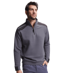 Sudadera media cremallera Roly MAVERICK