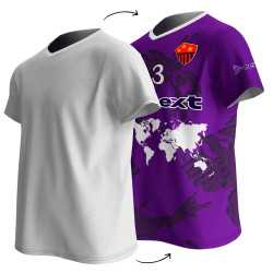 Camiseta multideporte cuello pico SONKA personalizada 100% fullprint