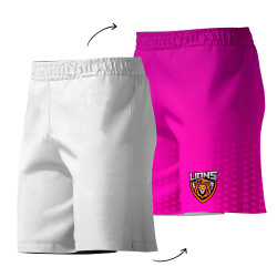 Pantalón corto multideporte de mujer LYON personalizado 100% fullprint