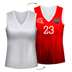 Camiseta baloncesto de mujer HAYA personalizada 100% fullprint