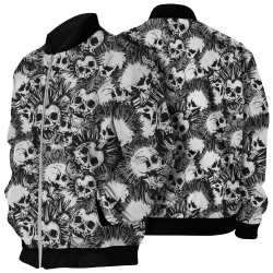 Chaqueta Bomber Calaveras
