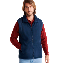 Chalecos Polar Hombre con Bolsillos