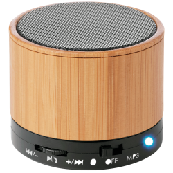 Altavoz Midocean Round Bamboo