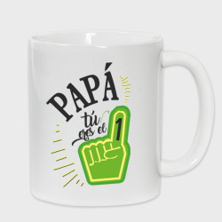 Taza Día del Padre: eres el número uno