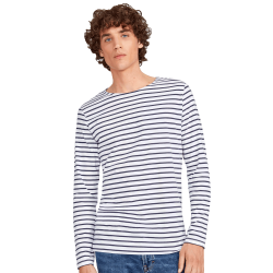 Camiseta manga larga rayas personalizada