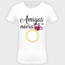 Camiseta despedida de soltera: amigas de la novia