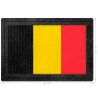 Parche bandera Bélgica