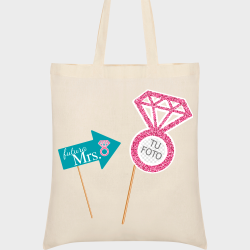 Bolsa de tela para despedida de soltera: futura mrs