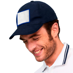Gorra adulto con parche personalizable