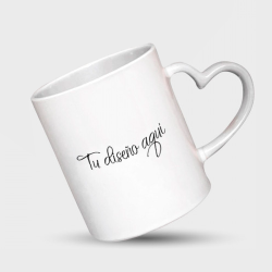 Taza corazón sublimable