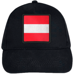 Gorra infantil con bandera Austria