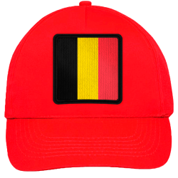 Gorra infantil con bandera Bélgica