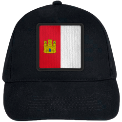 Gorra infantil con bandera Castilla la Mancha