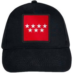 Gorra infantil con bandera Comunidad de Madrid