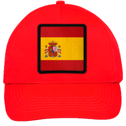Gorra infantil con bandera España