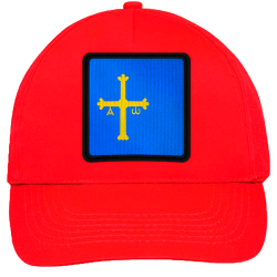 Gorra infantil con bandera Principado de Asturias